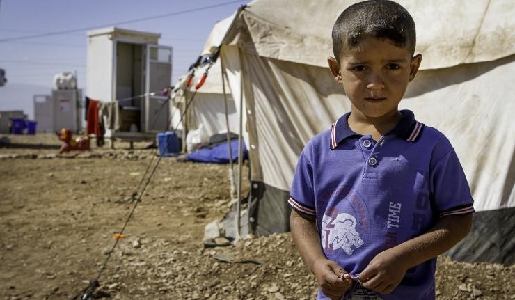 Child at Syrian Refugee Camp