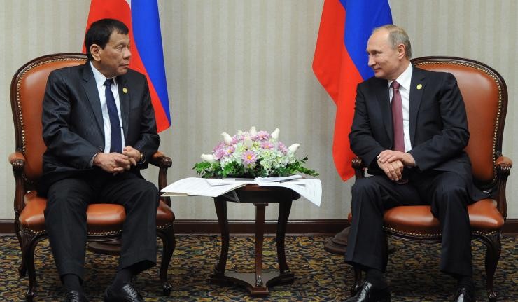 Rodrigo Duterte and Vladimir Putin Rodrigo Duterte and Vladimir Putin