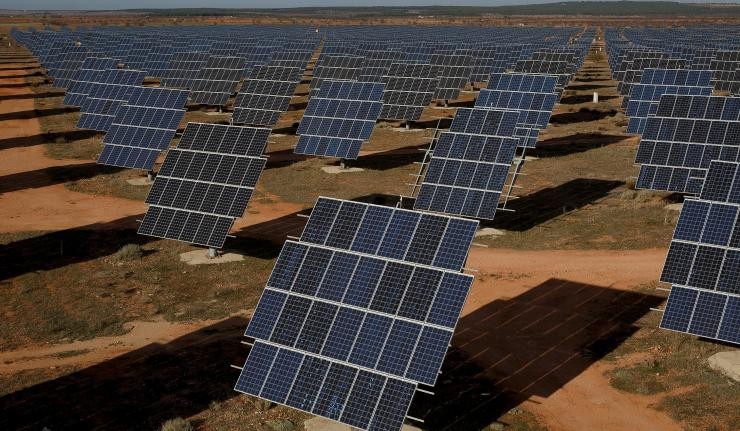 A Solar Energy Farm A Solar Energy Farm