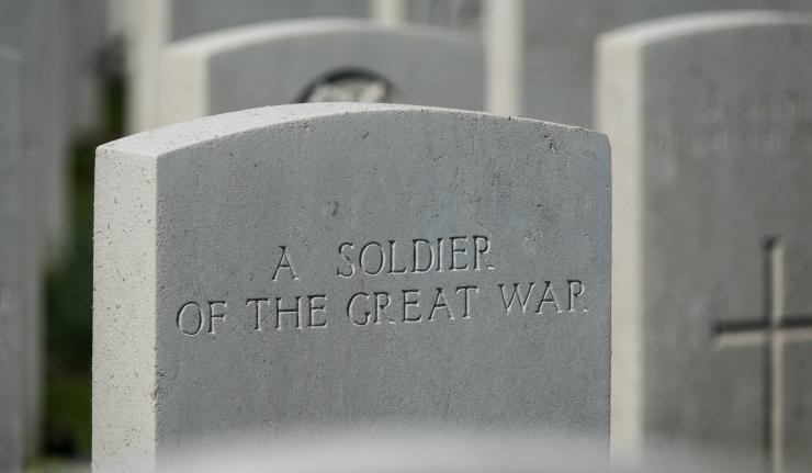 An Epitaph which reads 'A Soldier of the Great War' An Epitaph which reads 'A Soldier of the Great War'