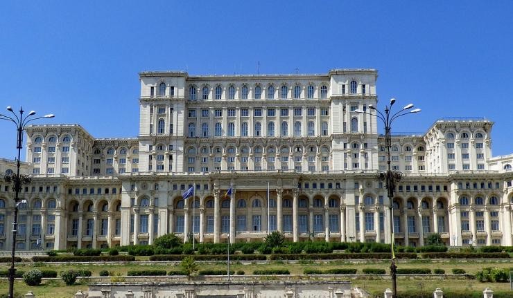 Romanian Parliament Palace in Bucharest