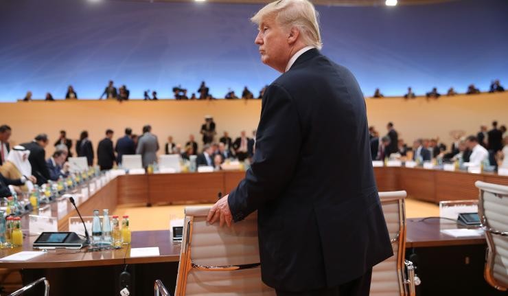 Donald Trump at the G20 secretariat