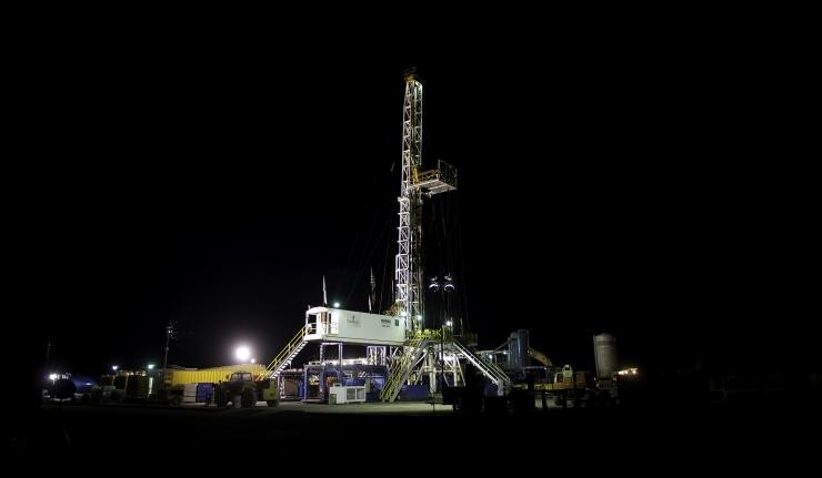 A US Shale oil rig A US Shale oil rig