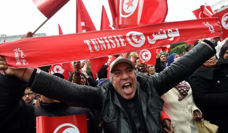 Arab Spring Protests in Tunisia