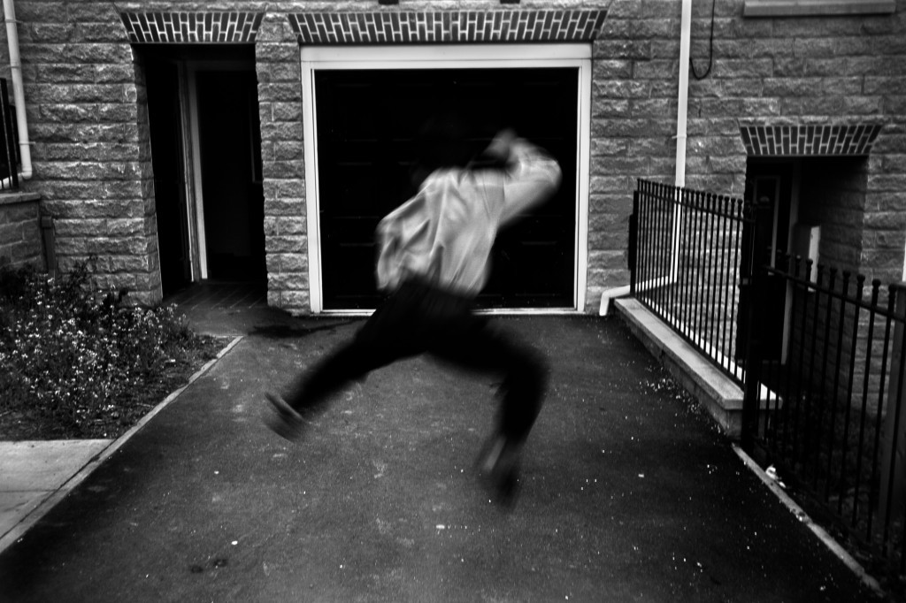 Rakibul learned karate when he was in the camp. He still practices in Bradford. Rakibul learned karate when he was in the camp. He still practices in Bradford.