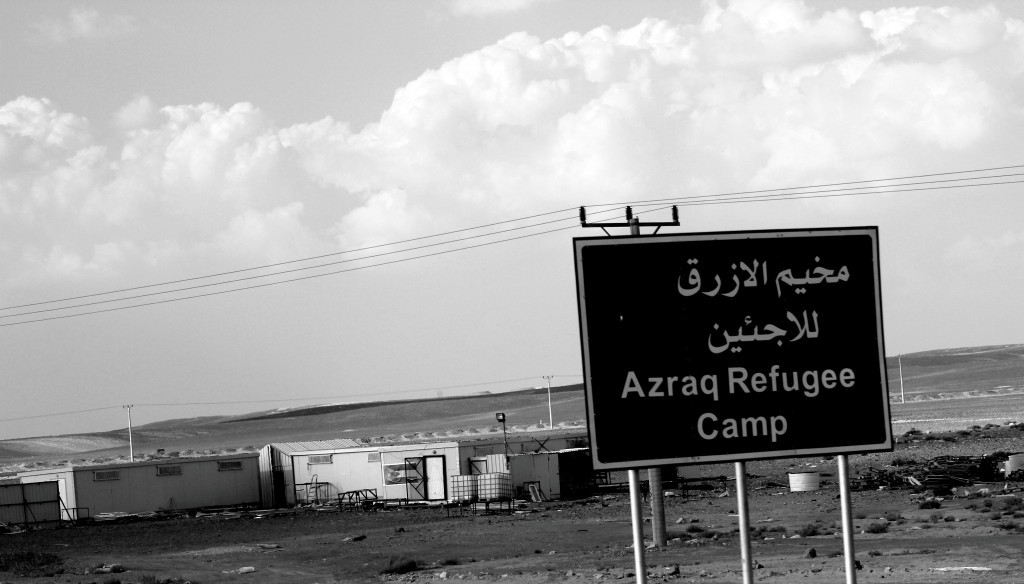The recently-built Azraq Camp opened in April 2014 heeding the lessons of Za'atari. There has been a concerted effort to impose artificial order in the camp's design instead of allowing it to organically evolve to suit the needs of the community as has happened in Za'atari. (Credit: Lucas de Abreu, October 2014)