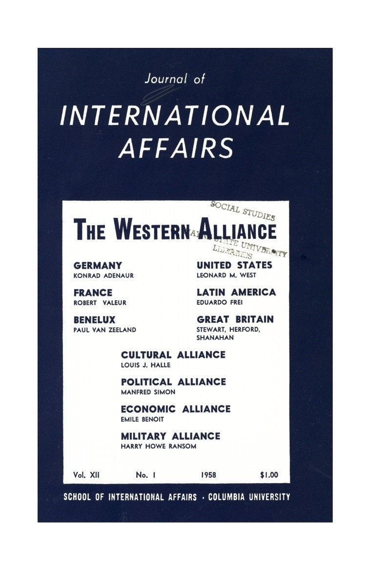 The Western Alliance Cover Image
