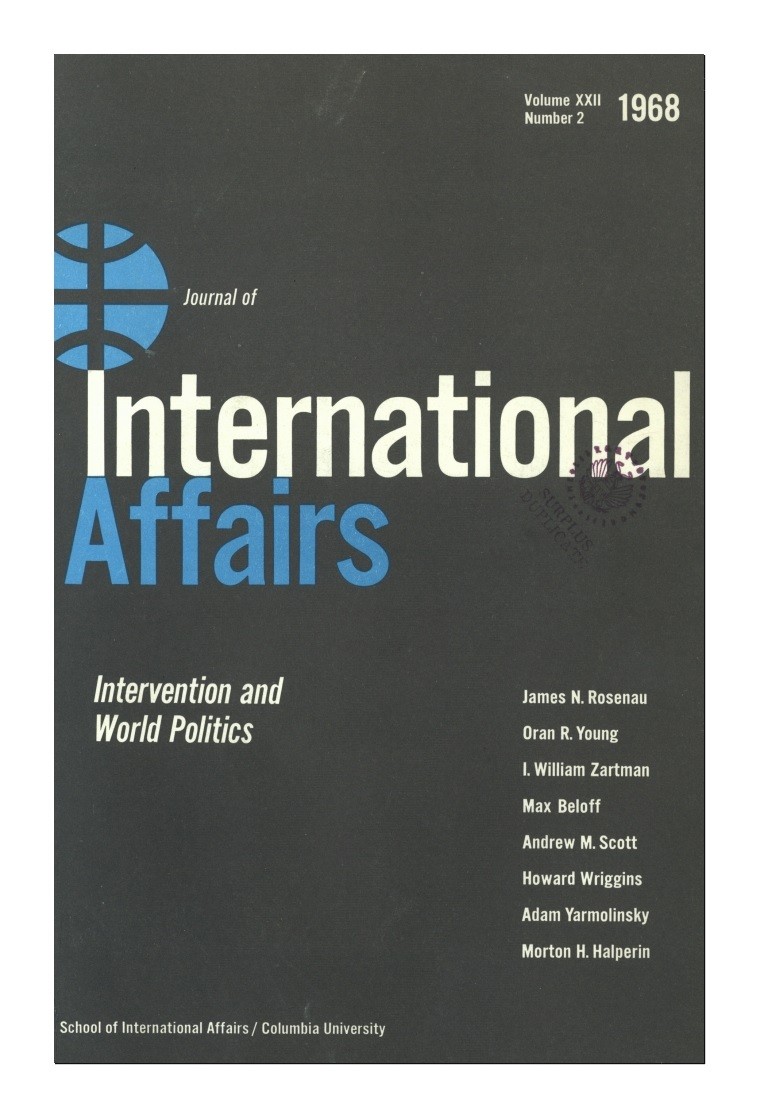 Intervention and World Politics Cover Image