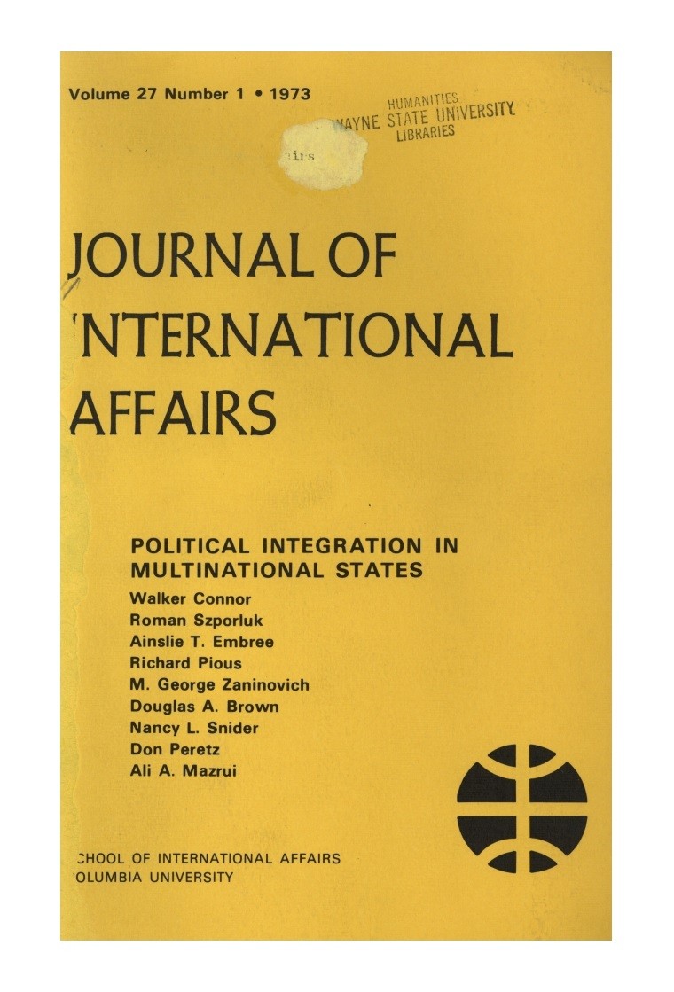 Political Integration in the Multinational States Cover Image