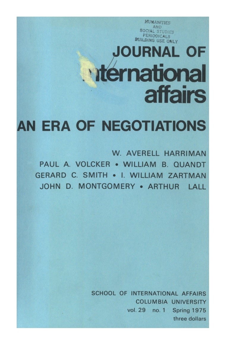 An Era of Negotiations Cover Image