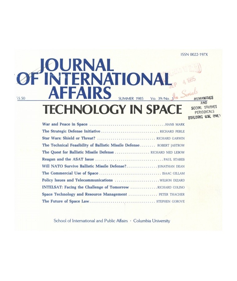 Technology in Space Cover Image