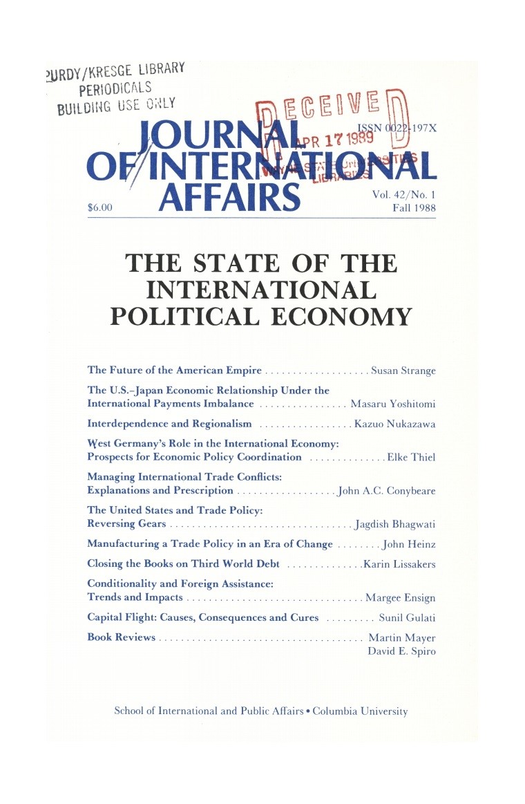 The State of the International Political Economy Cover Image