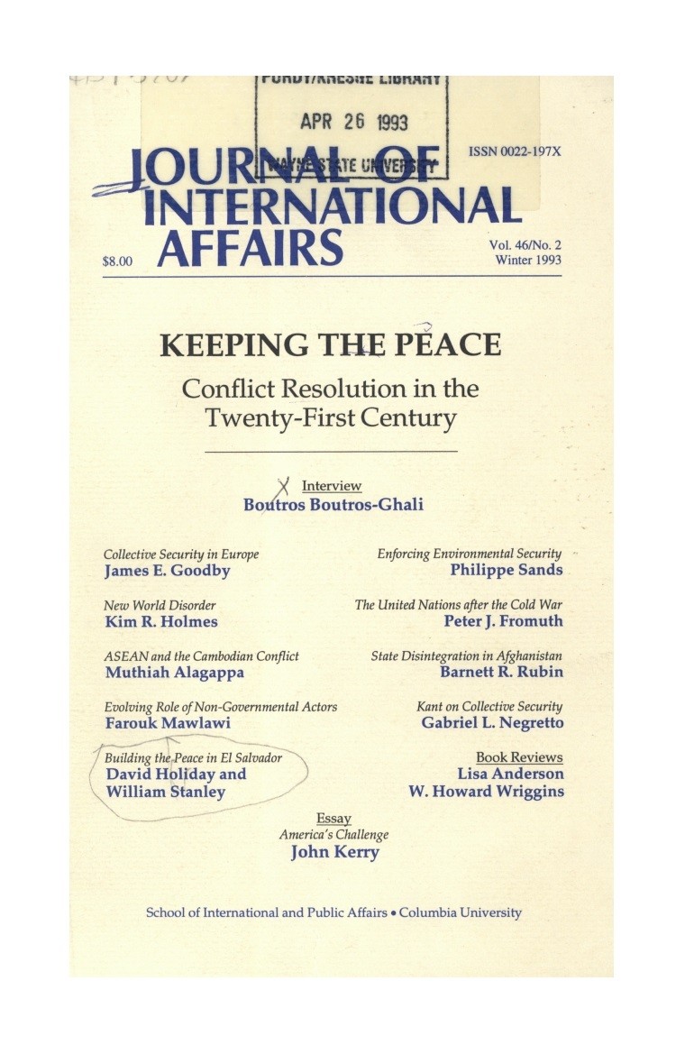 Keeping the Peace Cover Image