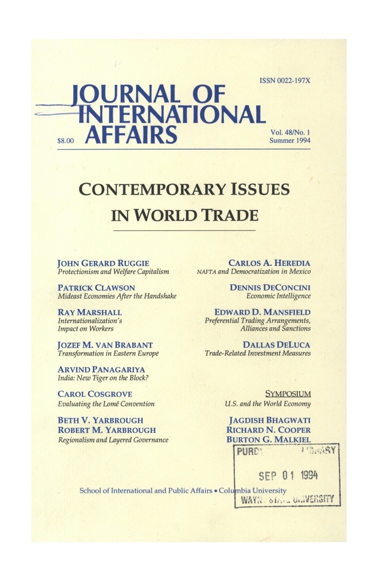 Contemporary Issues in World Trade Cover Image