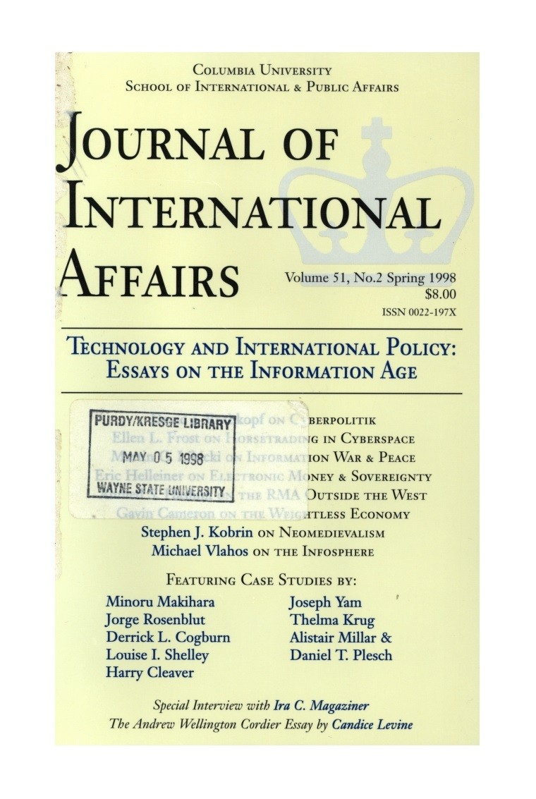 Technology and International Policy Cover Image