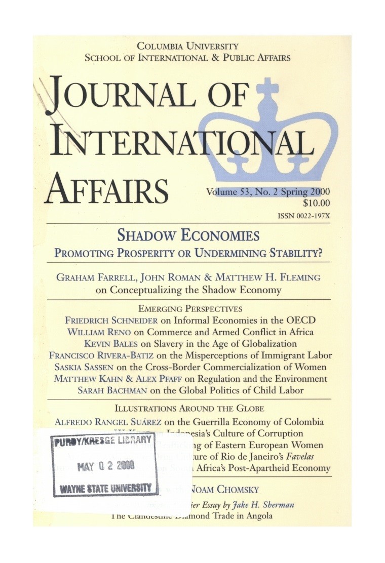 Shadow Economies Cover Image