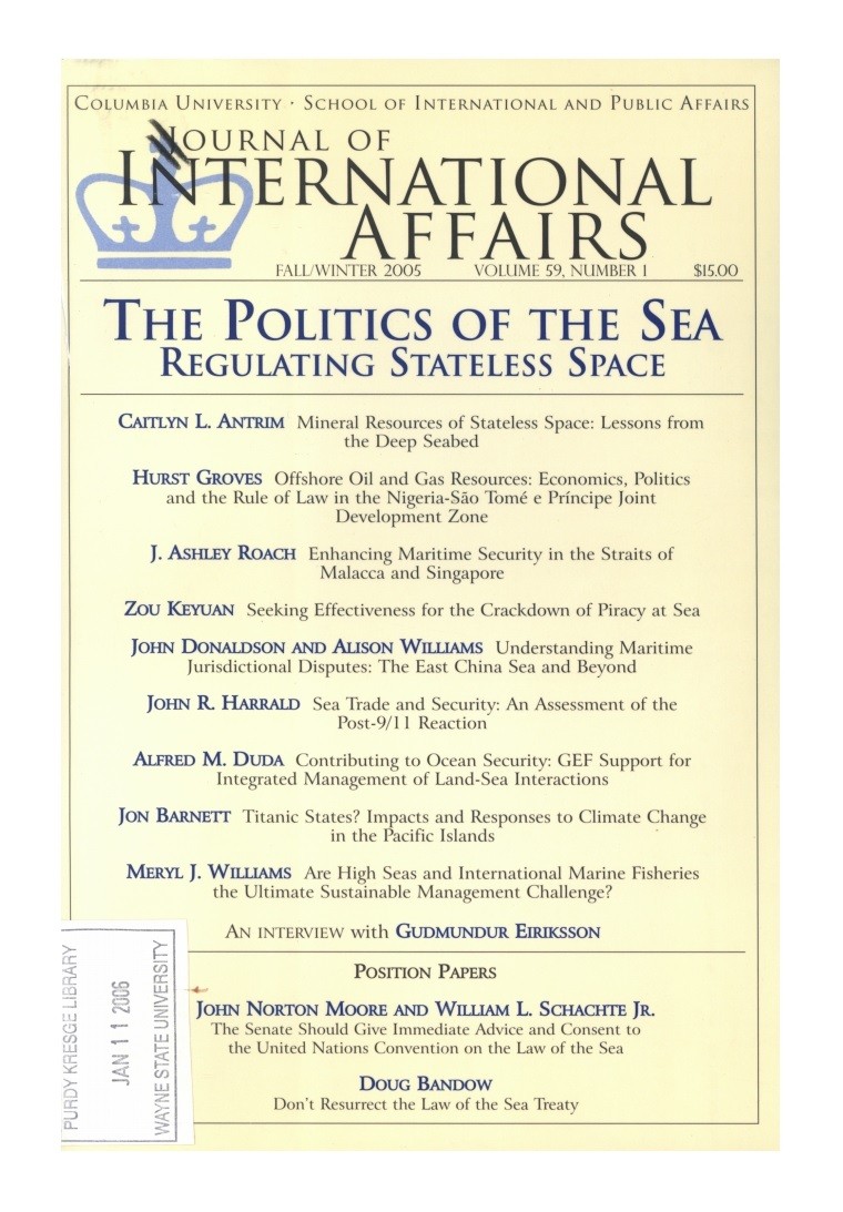 The Politics of the Sea Cover Image