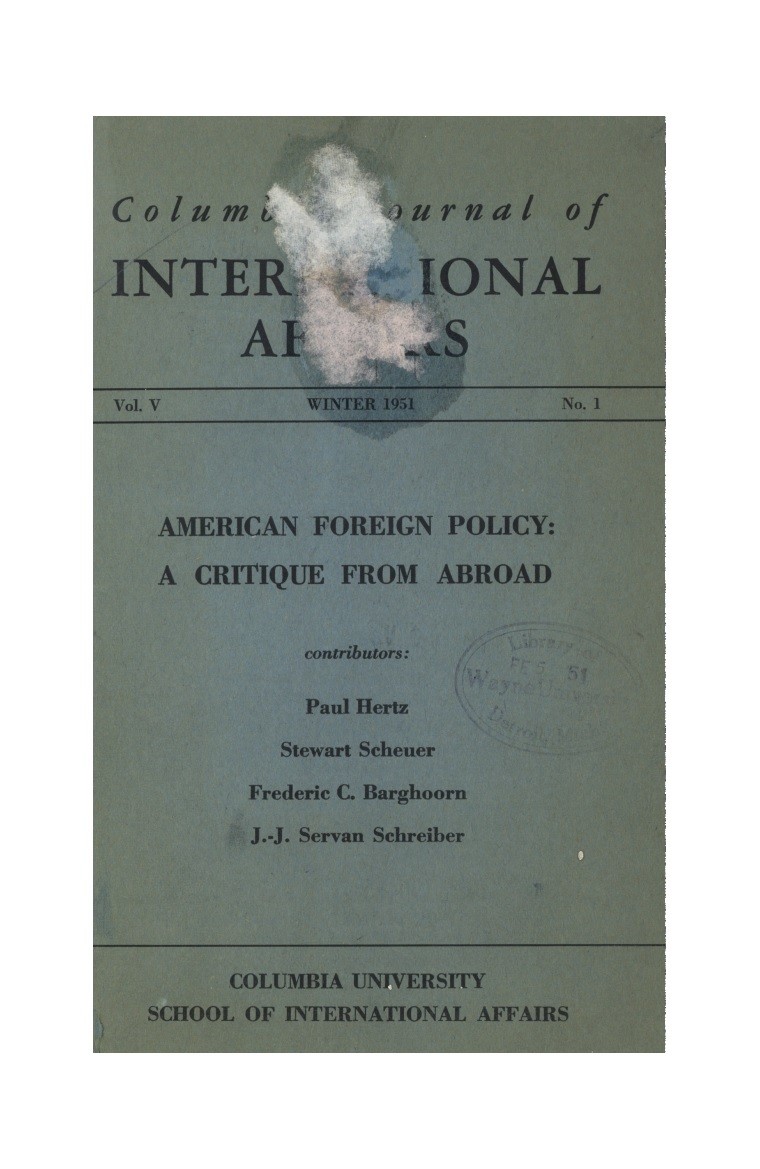American Foreign Policy Cover Image