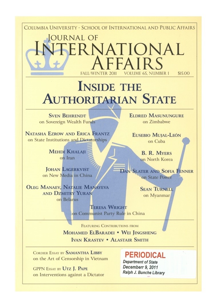 Inside the Authoritarian State Cover Image