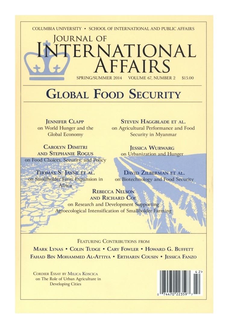 Global Food Security Cover Image