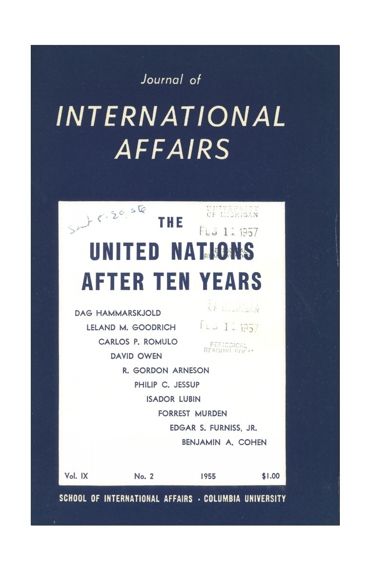 The United Nations After Ten Years Cover Image