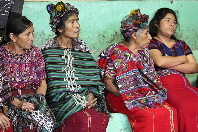 Indigenous Guatemalan women in 2013