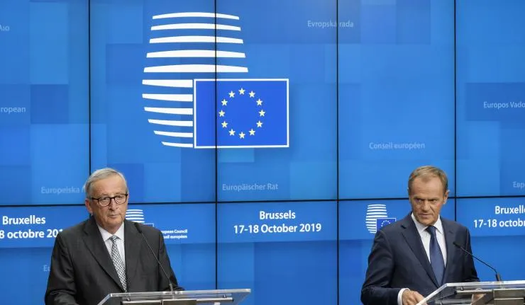 Jean Claude Juncker and Donald Tusk