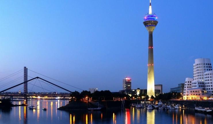 The Rheinturm at Dusseldorf
