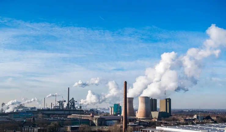Chimneys of a Power plant