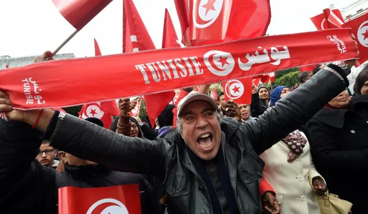 Arab Spring Protests in Tunisia