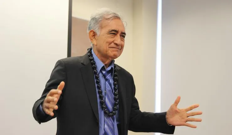 Oscar Temaru President of French Polynesia