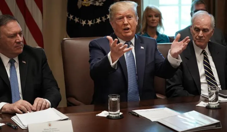 Mike Pompeo Donald Trump and Jeff Sessions