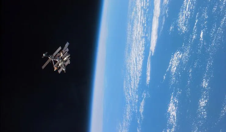 International Space Station in orbit