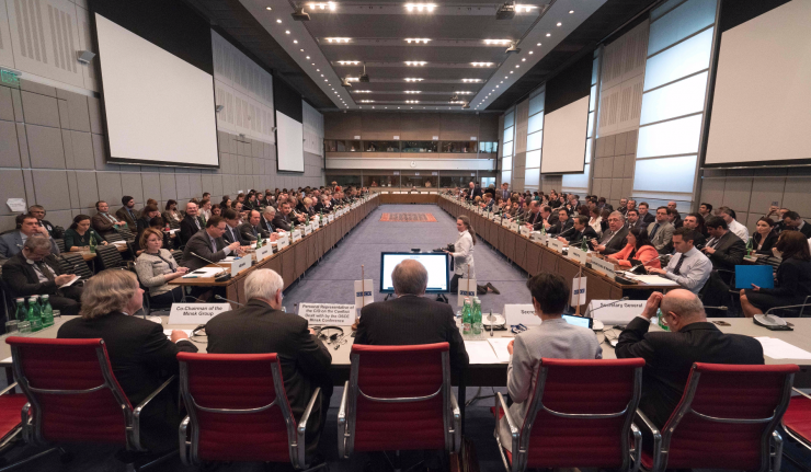 Scenes from peace negotiations between Armenia and Azerbaijan