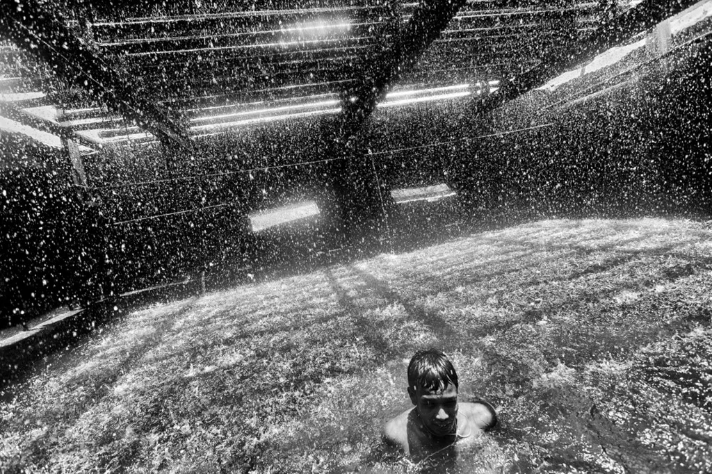 A Rohingya worker in an ice factory in Cox’s Bazar. The tensions between the Bangladeshis and the Rohingyas are growing. Bangladeshis often complain that Rohingyas are stealing their jobs.