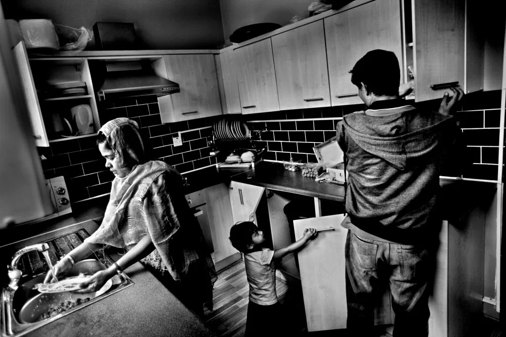 "You have been to the camps, haven't you? And you have seen our kitchen! Now we have this. Whenever I think of all these, I thank Allah for the life I have now." —Aiub, a resettled Rohingya in Bradford.