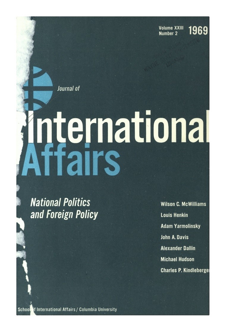 National Politics and Foreign Policy Cover Image