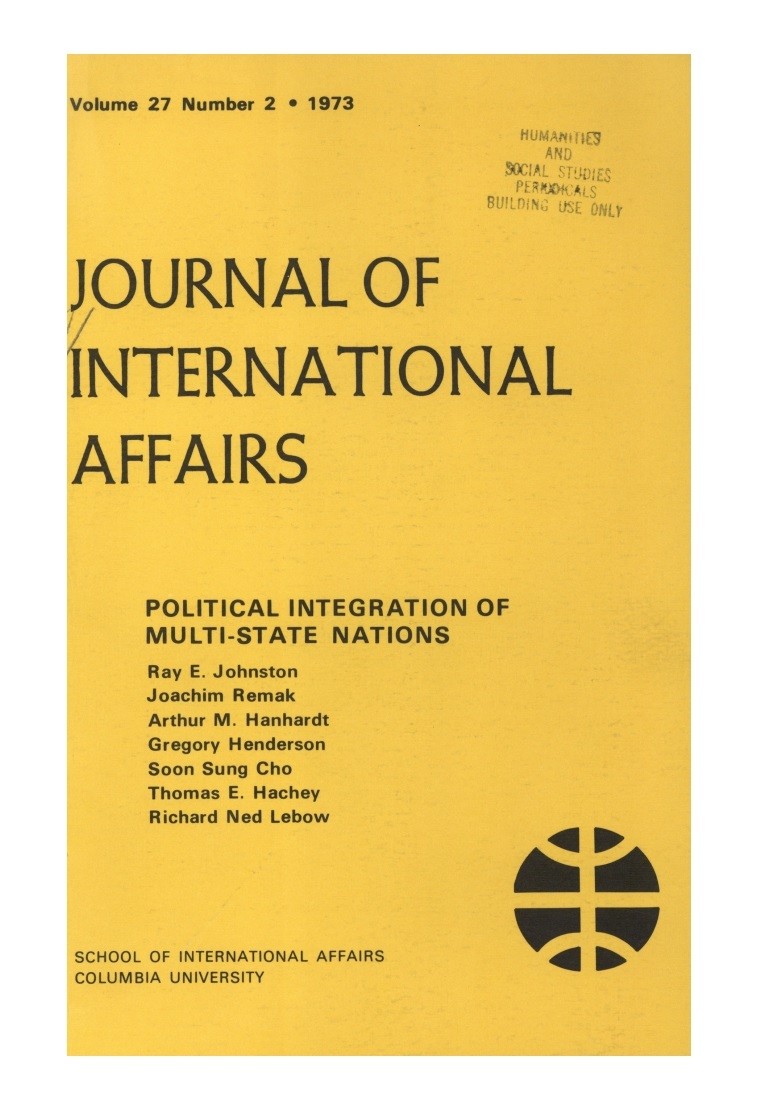 Political Integration of Multi-State Nations Cover Image