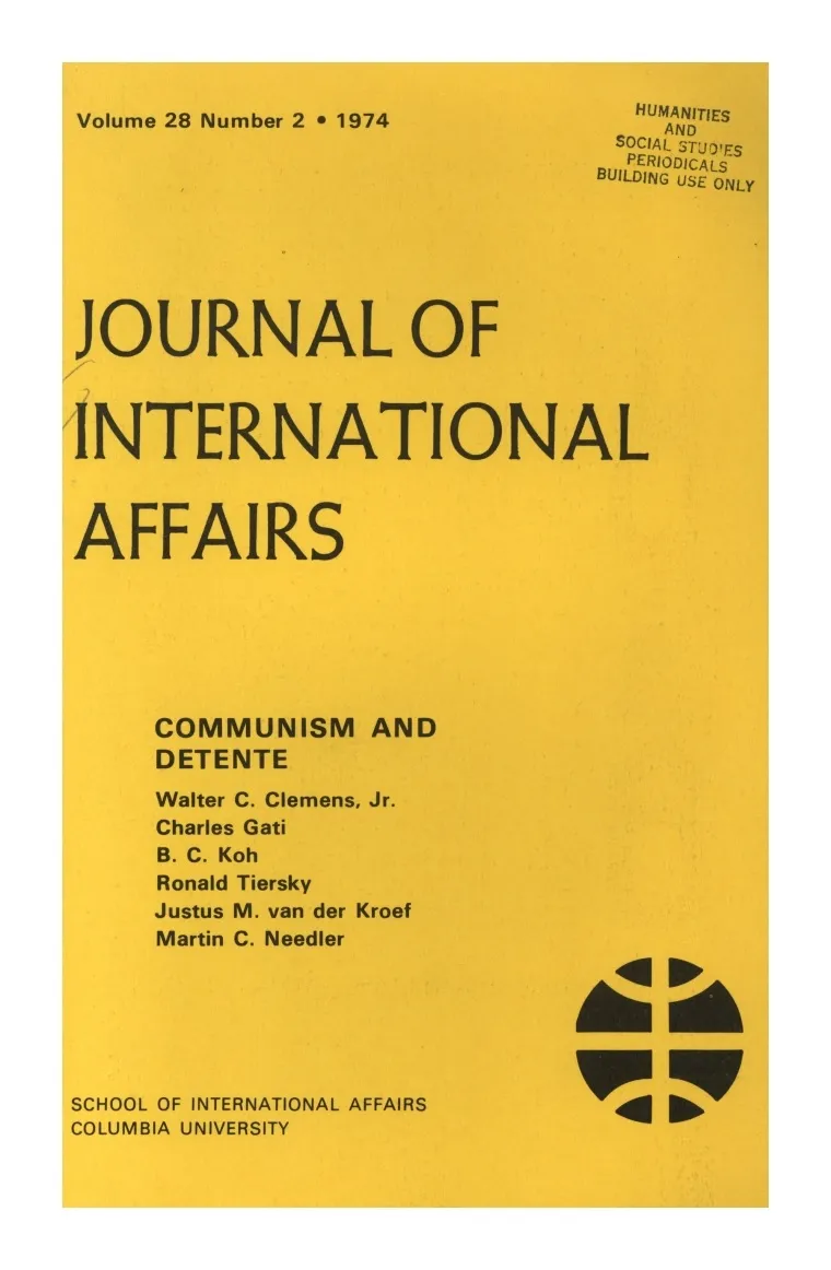 Communism and Detente Cover Image