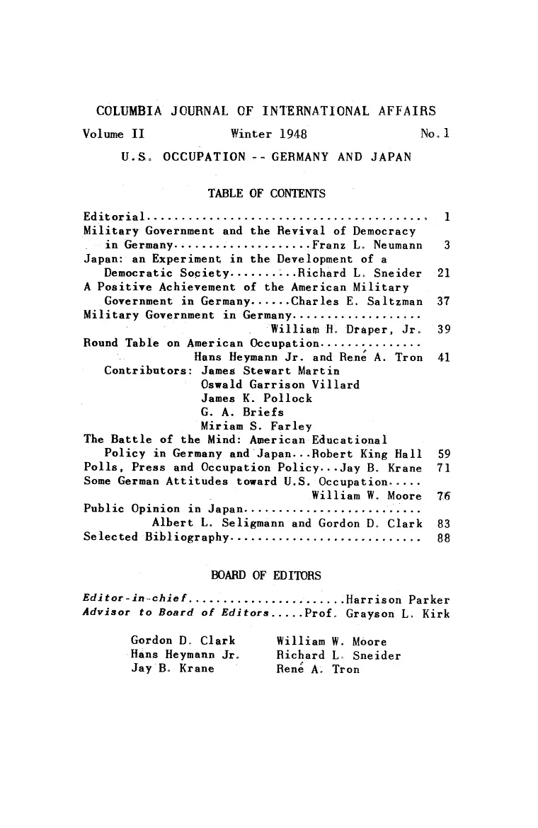 US Occupation Cover Image