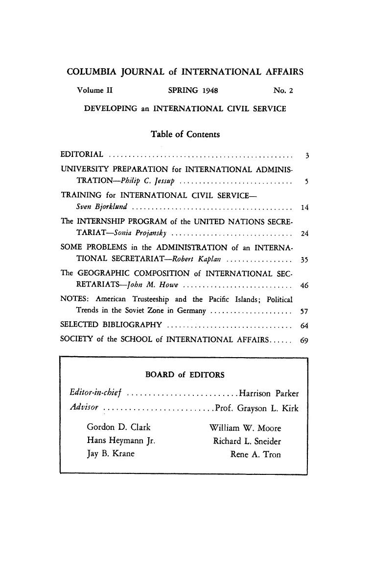 Developing an International Civil Service Cover Image