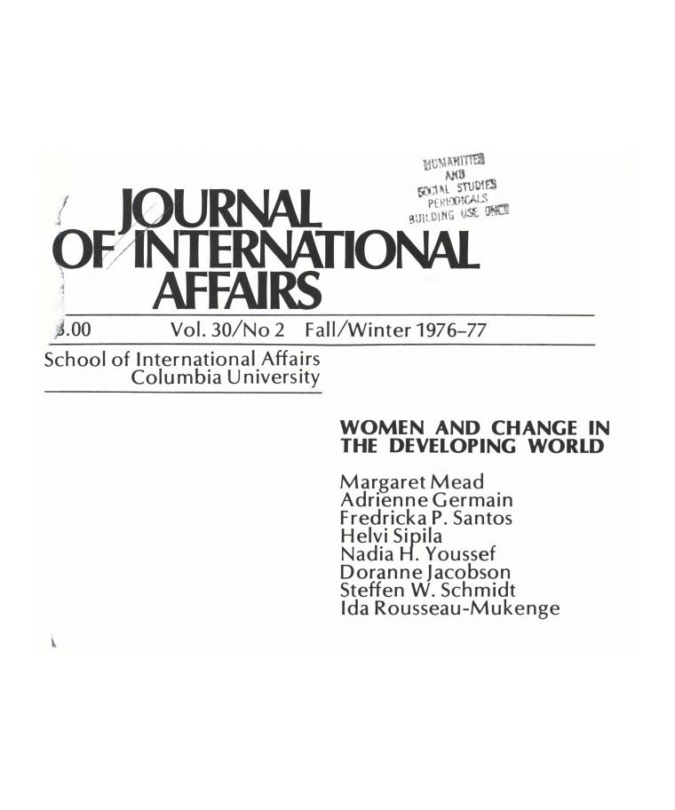 Women and Change in the Developing World Cover Image