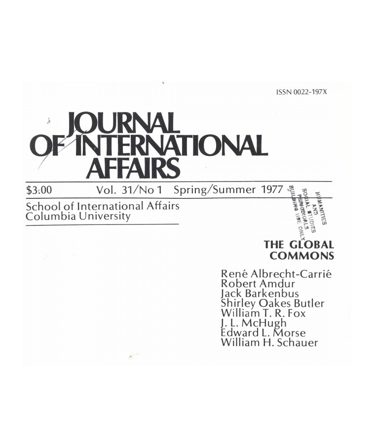 The Global Commons Cover Image