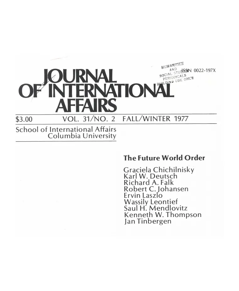 The Future World Order Cover Image