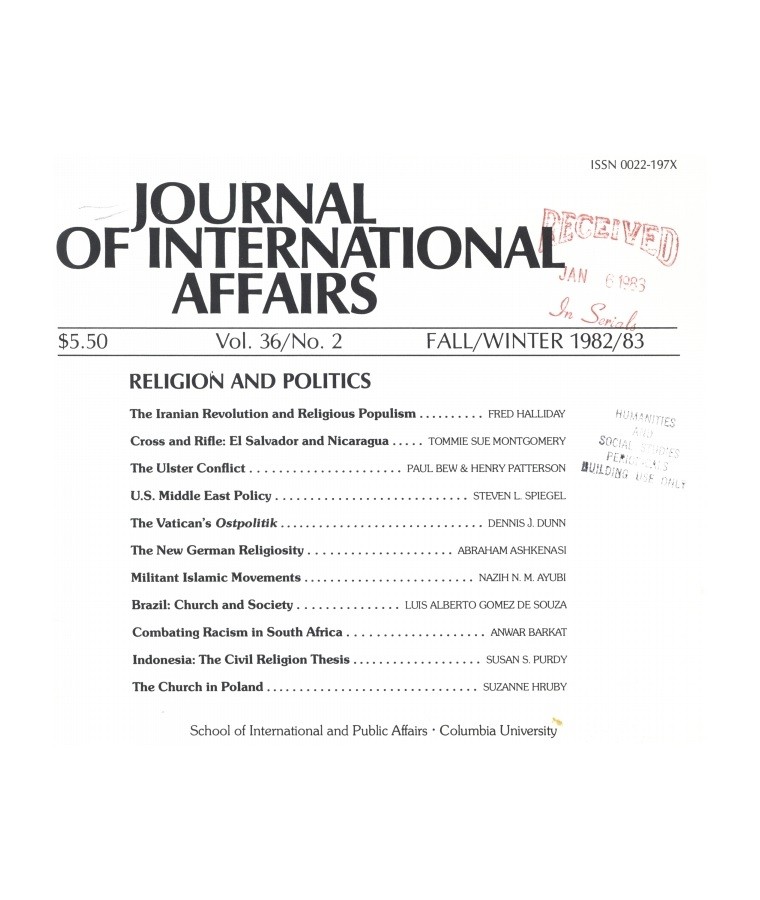 Religion and Politics Cover Image