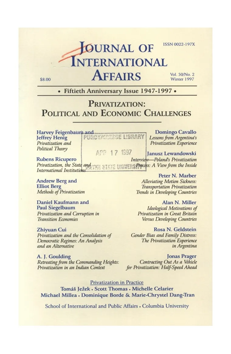 Privatization Cover Image