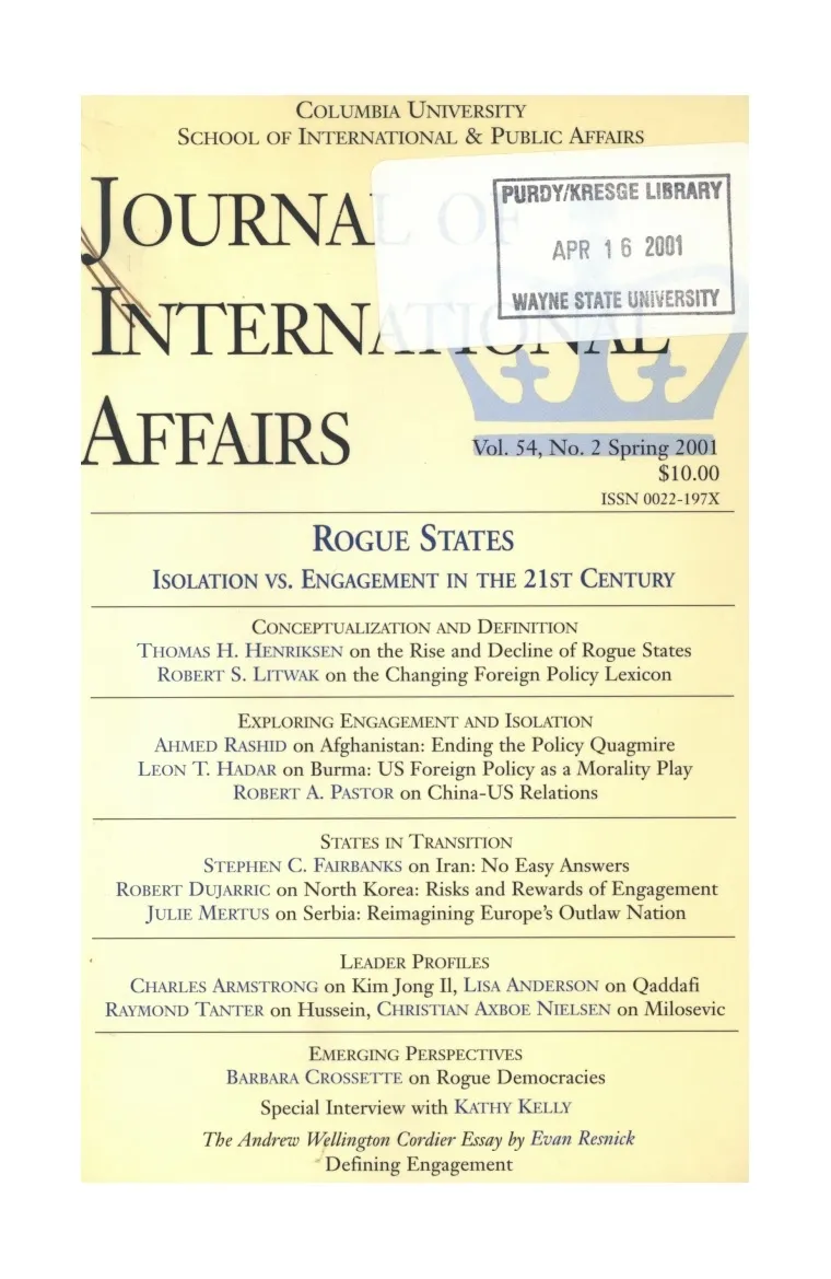 Rogue States Cover Image