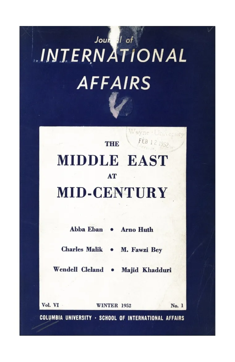 The Middle East at Mid-Century Cover Image